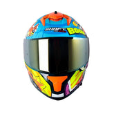 Casco Shaft 610Dv Evo Warz One Azul Naranja